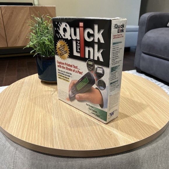 1999 WizCom QuickLink Pen Handheld Scanner Super Pen Brand New Sealed - Picture 2 of 11